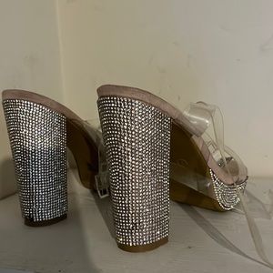 Crystal and  cream shoes